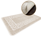 1 Tapete Banheiro Grego Antiderrapante Macio Ce Bg 40x60