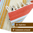 1 Tapete Banheiro Kilim Absorvente 100% Algodão 50 X 70 M07 -