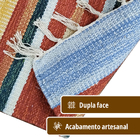 1 Tapete Banheiro Kilim Absorvente 100% Algodão 50 X 70 Vr -