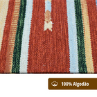 1 Tapete Banheiro Kilim Absorvente 100% Algodão 50 X 70 Vr -