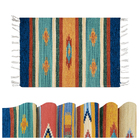 1 Tapete Banheiro Kilim Absorvente 100% Algodão 50 X 70 Vr -