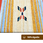 1 Tapete Banheiro Kilim Absorvente 100% Algodão 50 X 70 Vr -