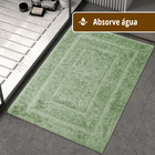 1 Tapete Banheiro Lavabo Algodão Absorvente Macio Mtvd 40x60