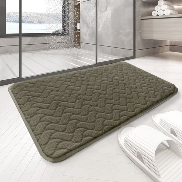 1 Tapete Banheiro Super Soft Macio Antiderrapante Orka 40x60