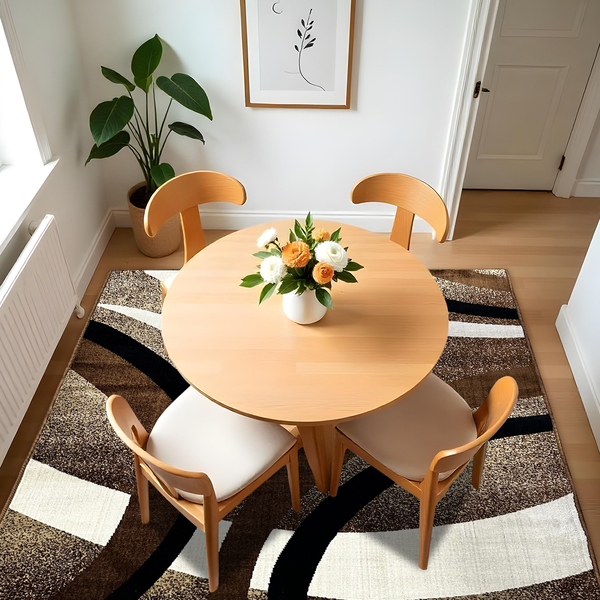 1 Tapete Belga Sala De Jantar Mesa Grande Es Mo 140 X 200 D4