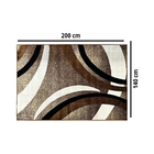 1 Tapete Belga Sala De Jantar Mesa Grande Es Mo 140 X 200 D4