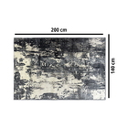 1 Tapete Belga Sala De Jantar Mesa Grande Es Mo 140 X 200 Vr