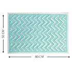 1 Tapete Cozinha Absorvente 100% Algodão Ed Nat 50 X 80 M13 -