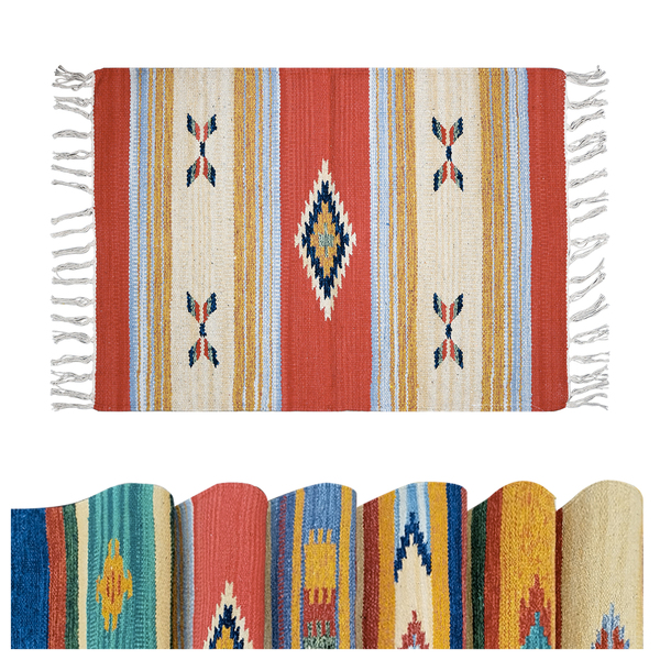 1 Tapete Cozinha Kilim Original Algodão Absorvente 60x90 Vr -