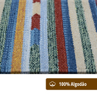 1 Tapete Cozinha Kilim Original Algodão Absorvente 60x90 Vr -