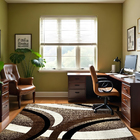 1 Tapete Escritório Grande Belga Luxo Es Mo 140 X 200 Vr - D4