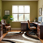 1 Tapete Escritório Grande Belga Luxo Es Mo 200 X 250 Vr - D4