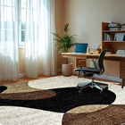 1 Tapete Escritório Grande Belga Luxo Es Mo 200 X 250 Vr - D6