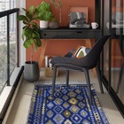 1 Tapete Kilim Algodão Luxo Grande Dupla Face Kaz1 60x90