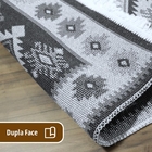 1 Tapete Kilim Passadeira Algodão Lux Dupla Face Kcz2 60x180