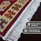 1 Tapete Kilim Passadeira Algodão Lux Dupla Face Kvm4 60x180