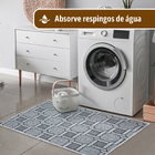 1 Tapete Lavanderia Antiderrapante Absorvente Js Fu 50x80 Vr