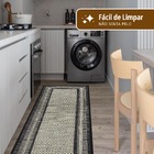 1 Tapete Passadeira Cozinha Antiderrapante 57x180 Js Mol M56