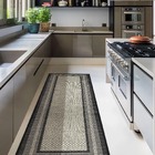 1 Tapete Passadeira Cozinha Antiderrapante 57x180 Js Mol M56