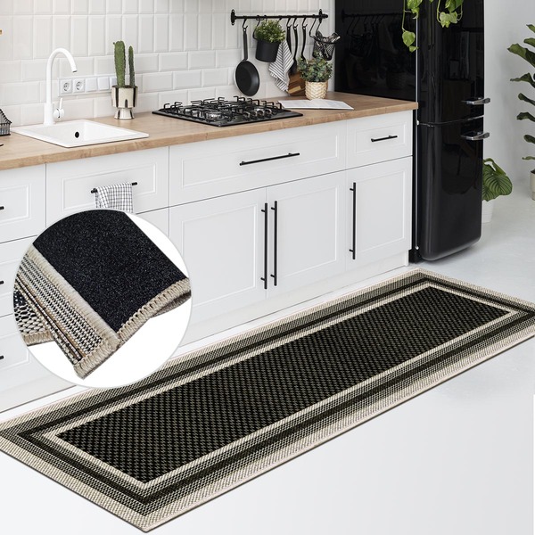 1 Tapete Passadeira Cozinha Antiderrapante 57x180 Js Mol M77