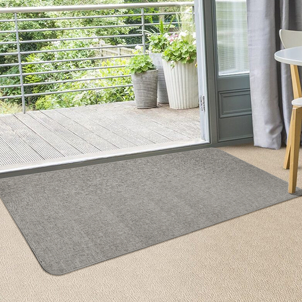 1 Tapete Passadeira Cozinha Antiderrapante Ln 45x110 Vr - Beg