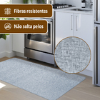 1 Tapete Passadeira Cozinha Antiderrapante Ln 45x110 Vr - Pra
