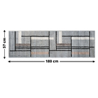 1 Tapete Passadeira Sala Sofá Corredor 57x180 Js Re Nap M52 -