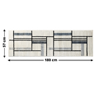 1 Tapete Passadeira Sala Sofá Corredor 57x180 Js Re Nap M60 -