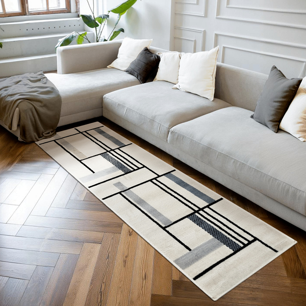 1 Tapete Passadeira Sala Sofá Corredor 57x180 Js Re Nap M60 -