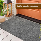 1 Tapete Porta Capacho Antiderrapante Emborrachado Fcz 40x75
