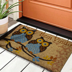 1 Tapete Porta Capacho Fibra Coco Antiderrapante 33x60 E12