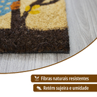 1 Tapete Porta Capacho Fibra Coco Antiderrapante 33x60 E12
