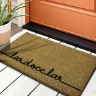 1 Tapete Porta Capacho Fibra Coco Antiderrapante 33x60 E8