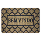 1 Tapete Porta Capacho Fibra Coco Antiderrapante 40x60 P4