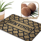 1 Tapete Porta Capacho Fibra Coco Antiderrapante 40x60 P4