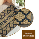 1 Tapete Porta Capacho Fibra Coco Antiderrapante 40x60 P4