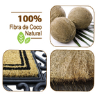 1 Tapete Porta Capacho Fibra Coco Antiderrapante 45x75 Impdr