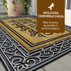 1 Tapete Porta Capacho Fibra Coco Antiderrapante 60x90 Imppr