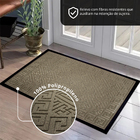 1 Tapete Porta Capacho Grego Luxo Antiderrapante Bg 60x90