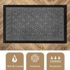 1 Tapete Porta Capacho Grego Luxo Antiderrapante Cz 45x75