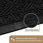 1 Tapete Porta Capacho Grego Luxo Antiderrapante Pt 45x75