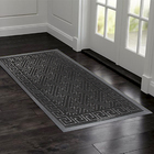 1 Tapete Porta Capacho Grego Luxo Antiderrapante Pt 60x90