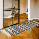 1 Tapete Porta Capacho Passadeira Kilim Original 60x180 Vr -