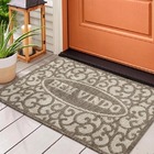 1 Tapete Porta Capacho Super Antiderrapante Fl8 Bv 45x67