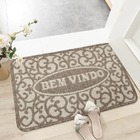 1 Tapete Porta Capacho Super Antiderrapante Fl8 Bv 45x67