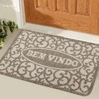 1 Tapete Porta Capacho Super Antiderrapante Fl8 Bv 45x67