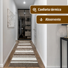 1 Tapete Porta Passadeira Antiderrapante 66x200 Oa Dt Rg Bg -