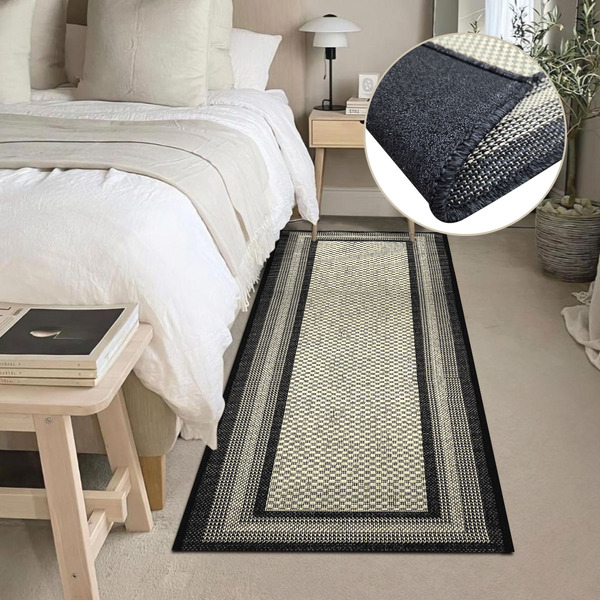 1 Tapete Quarto Beira Cama Antiderrapante 57x180 Js Mol M56 -