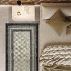 1 Tapete Quarto Beira Cama Antiderrapante 57x180 Js Mol M56 -