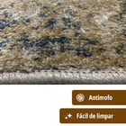 1 Tapete Quarto Beira Cama Antiderrapante 66x120 Js Bah M05 -